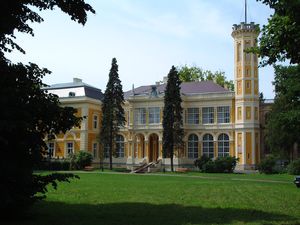 A füzérradványi Károlyi-kastély park