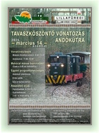 Tavaszk�sz�nt� vonatoz�s